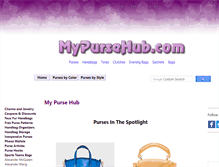 Tablet Screenshot of mypursehub.com